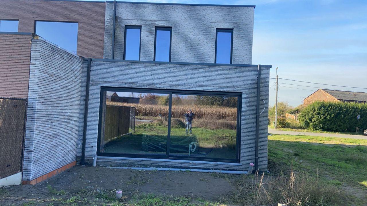 Moderne Halfopen Houtskeletbouw Woning In Houtskeletbouw In Dendermonde Realisaties