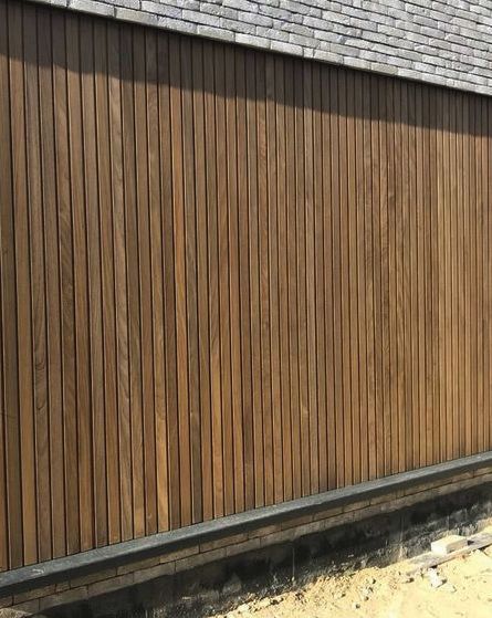 Houten gevelbekleding