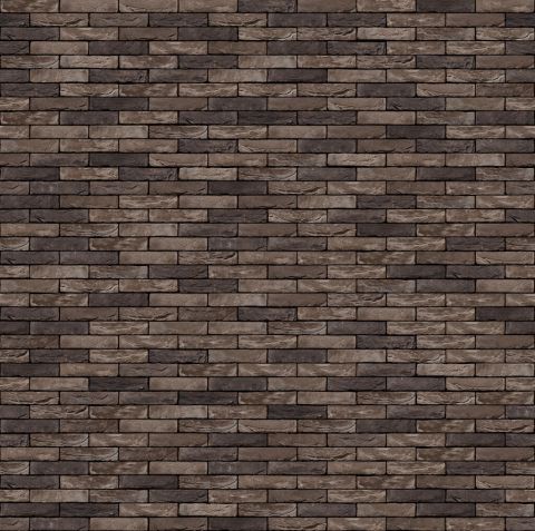 Gevelsteen gelijmd grijs - bruin genuanceerd