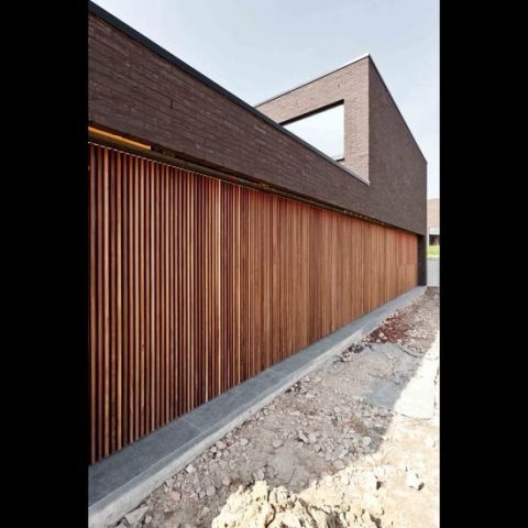 Houten gevelbekleding