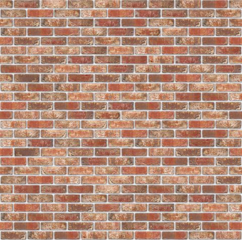 Gevelsteen gevoegd rood genuanceerd