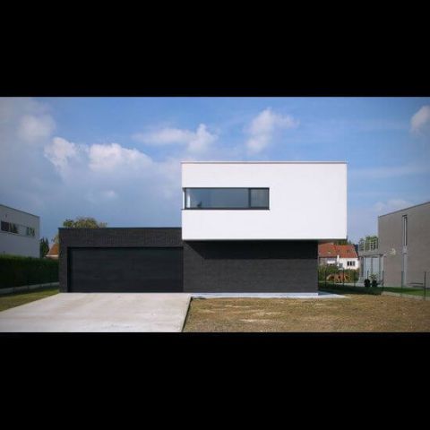 Zwart - wit contrast in het exterieur