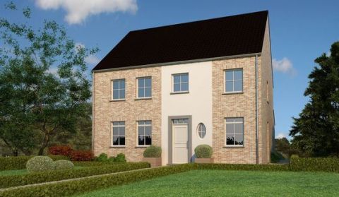 Gevelsteen gecombineerd met gevelbepleistering