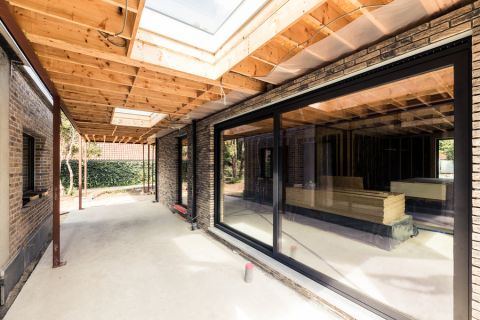 Houtskeletbouw Afdak