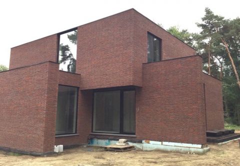 Houtskeletbouw Kijkwoning Keerbergen Voorgevel